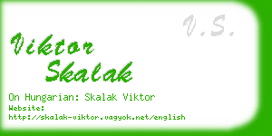 viktor skalak business card